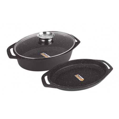 cocotte 7 litres 3 pièces 48x28 cm KLAUS