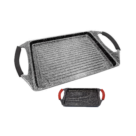 Plancha grill Klaus maniques noir 35X21 cm