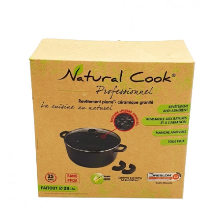 Faitout 28 cm Natural Cook