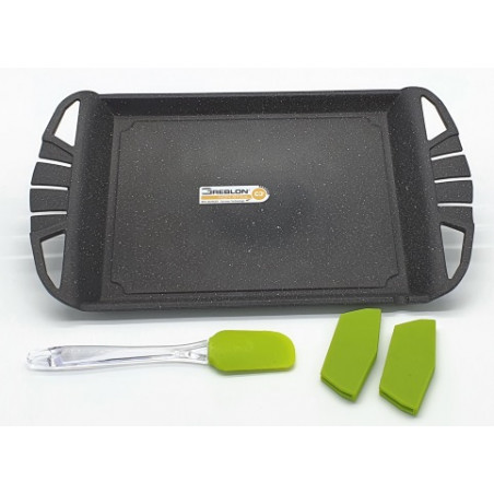 Plancha Lisse 48,5 cm x 28 cm Espace Cuisine Professionnel