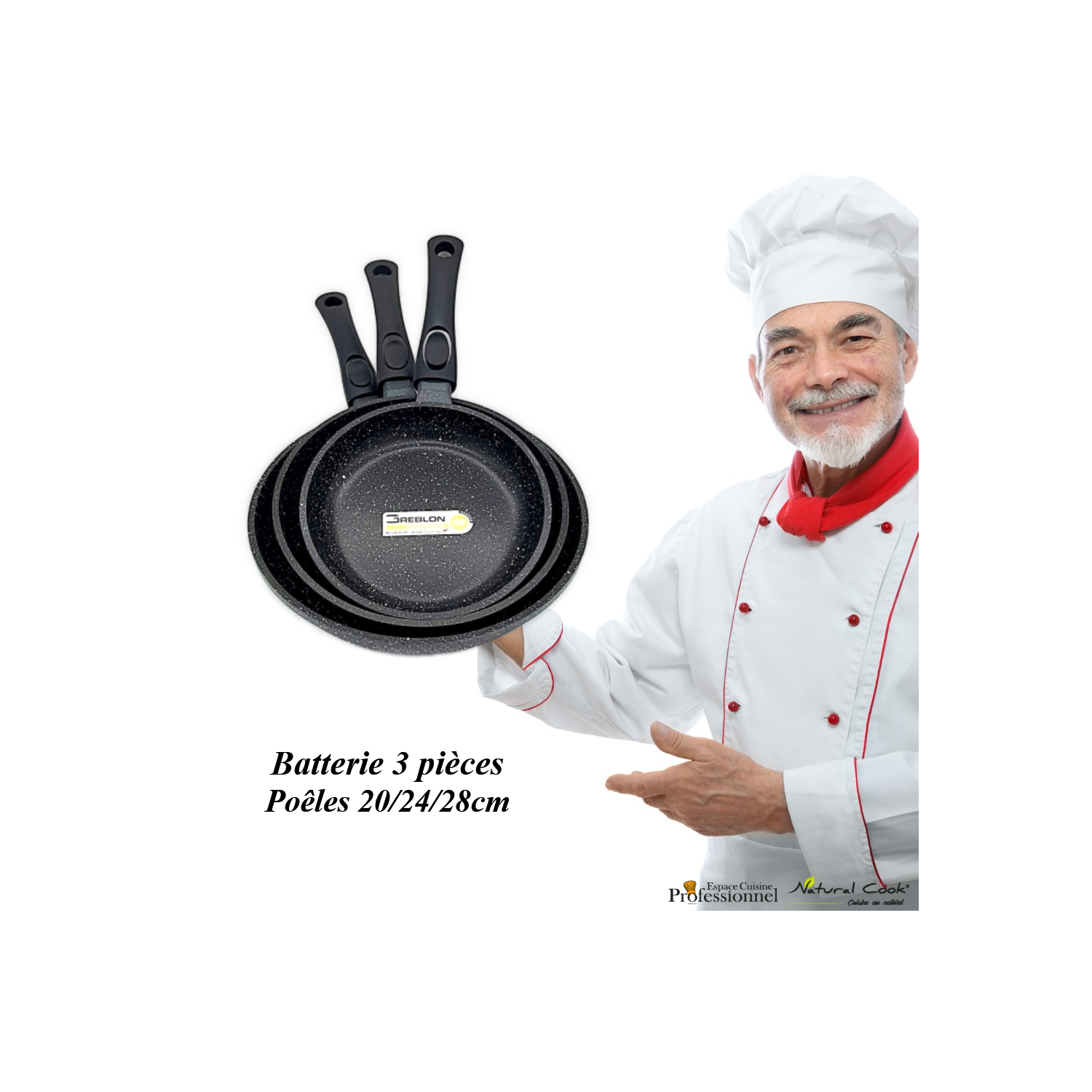 Poêles 20 24 28 cm Espace cuisine Pro 2022