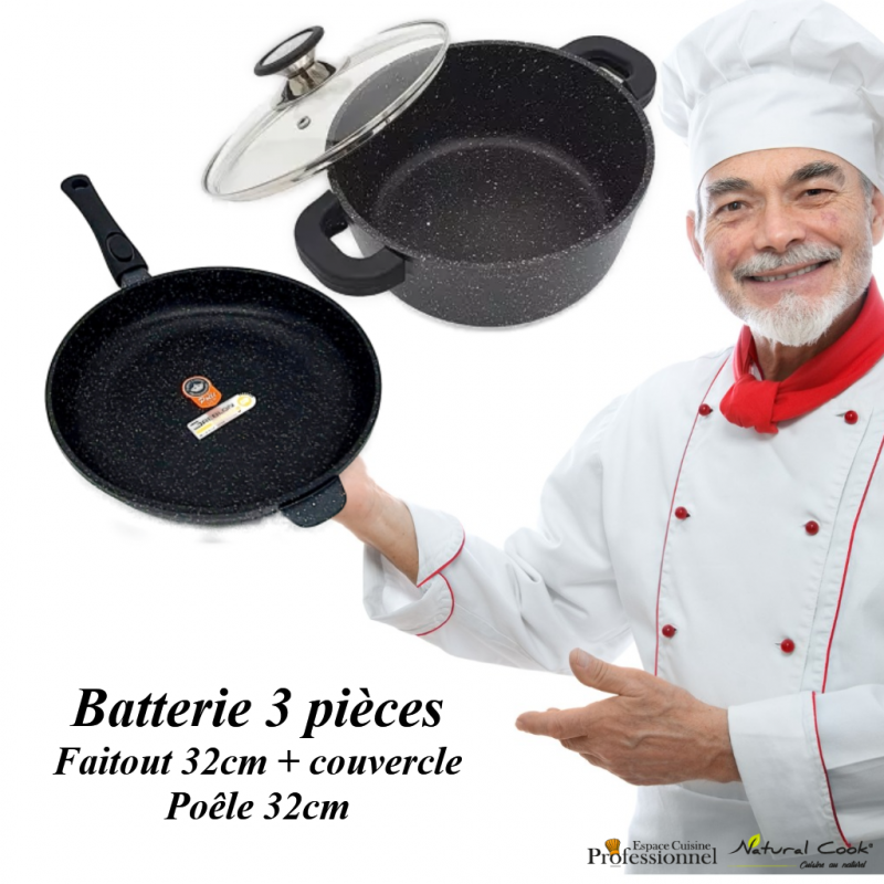 Poêle 32cm faitout 32cm Espace Cuisine Pro 2022