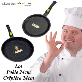 Poêle 24cm Crêpière 24cm Espace Cuisine Professionnel