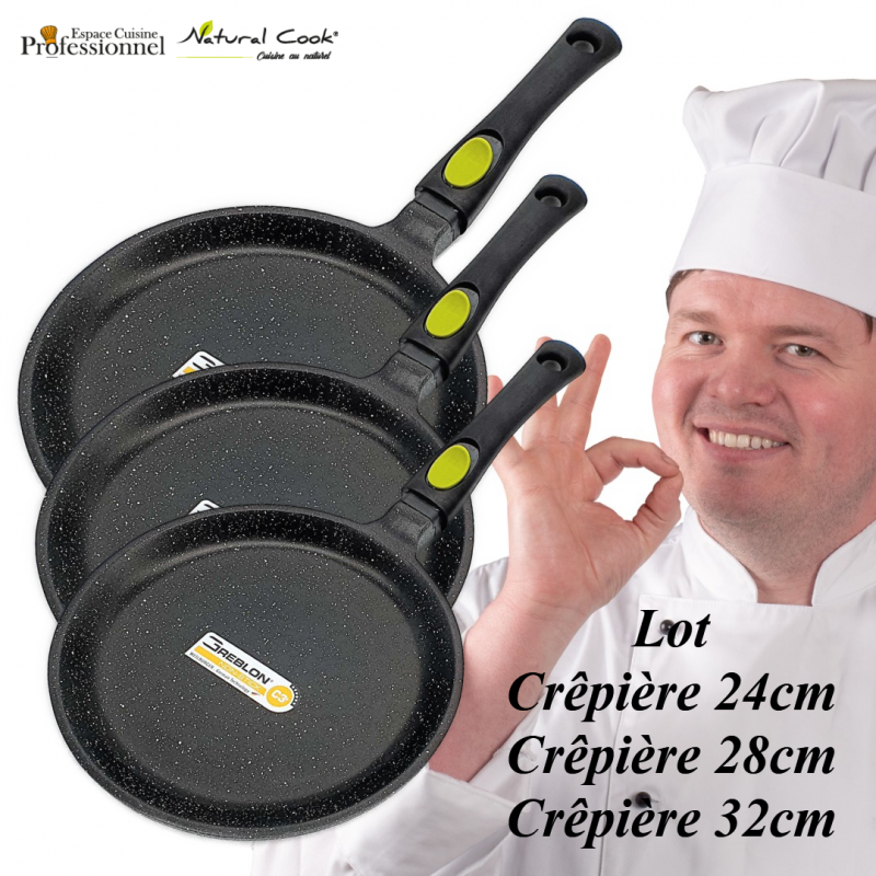 Crêpières 24/28/32cm Espace Cuisine Professionnel