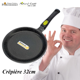 Poêle à crêpe façon pierre 22cm Klaus