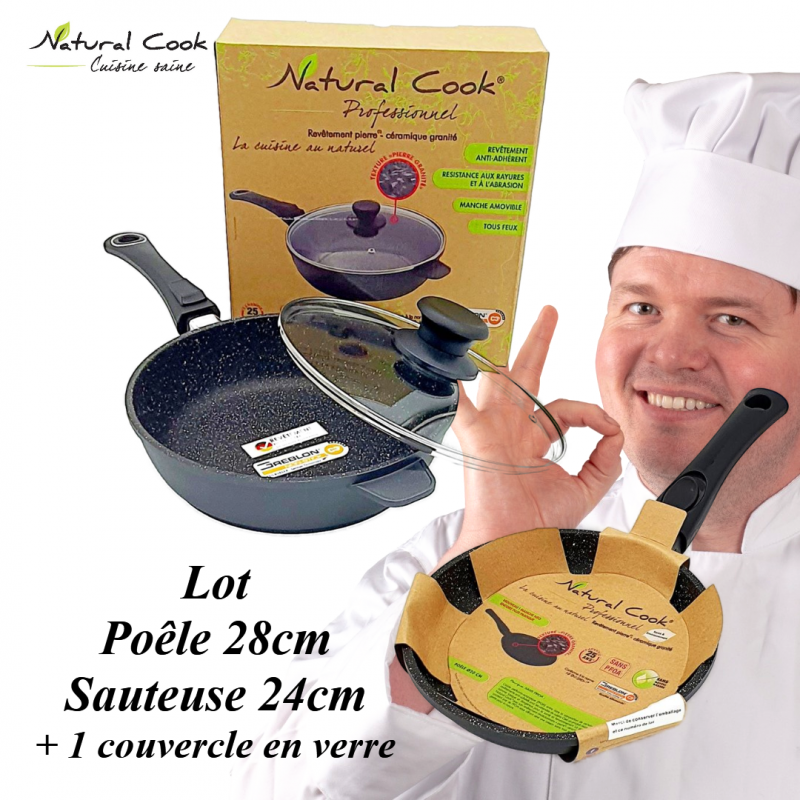 Poêle 28cm Sauteuse 24cm Poêle 28cm Sauteuse 24cm
