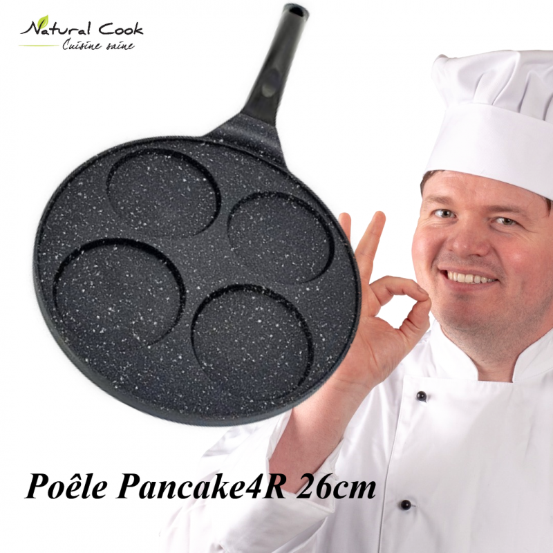 Poêle à Pancake 4R 26cm Espace Cuisine Professionnel