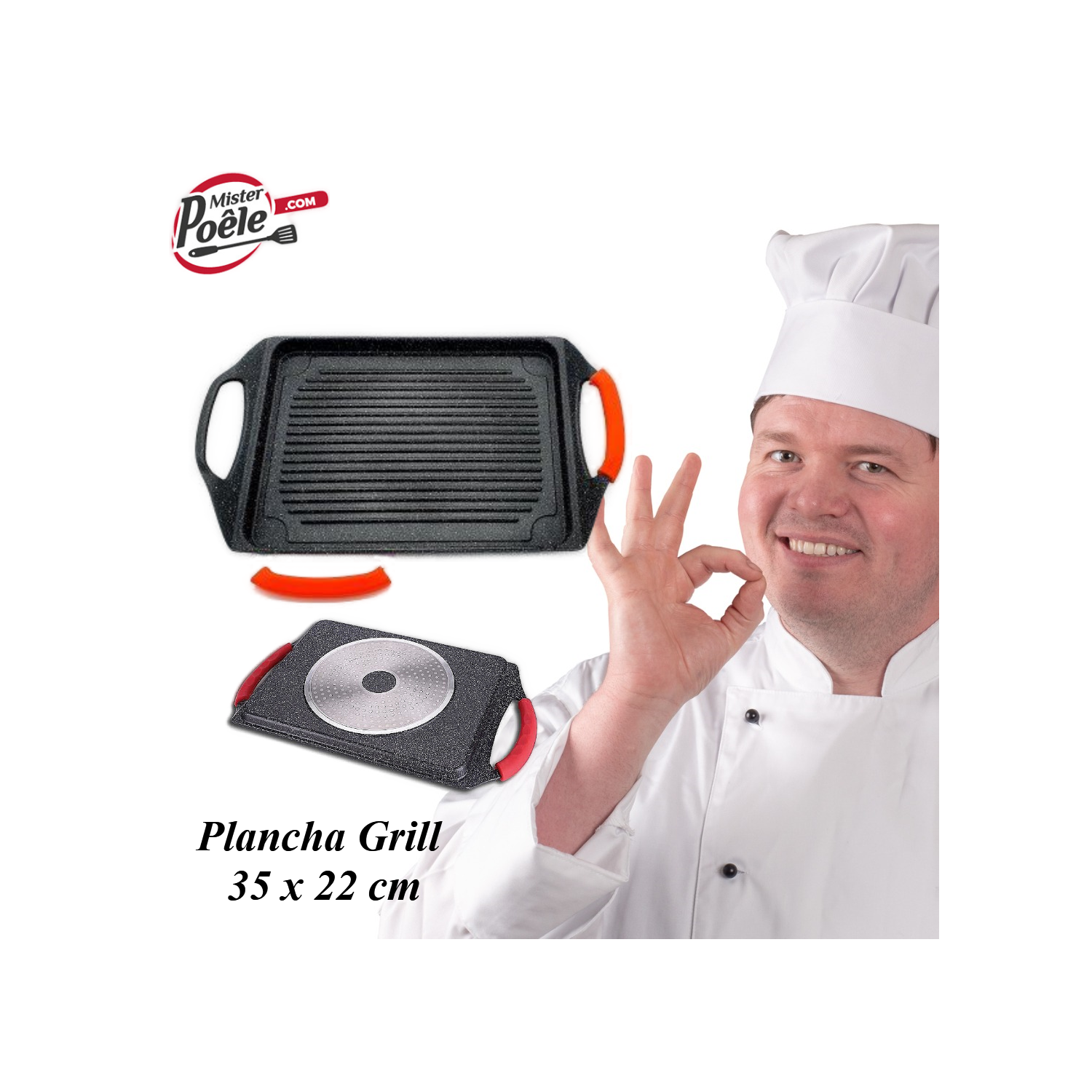 Plancha Grill 35 x 22cm -