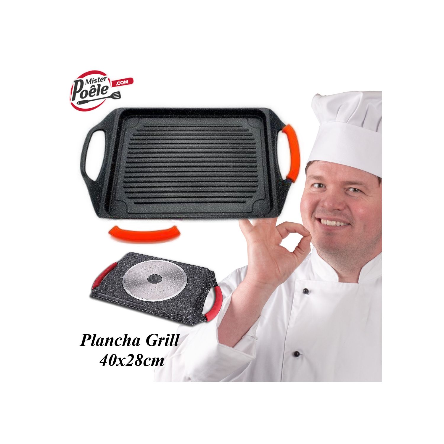 Plancha  Grill 40 x 28cm