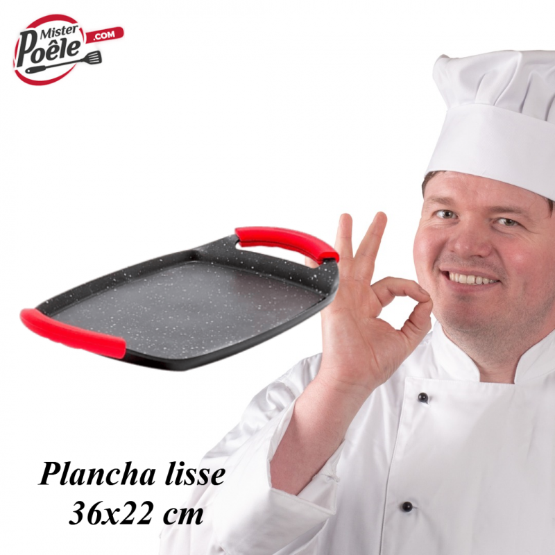 Plancha lisse 36x22cm