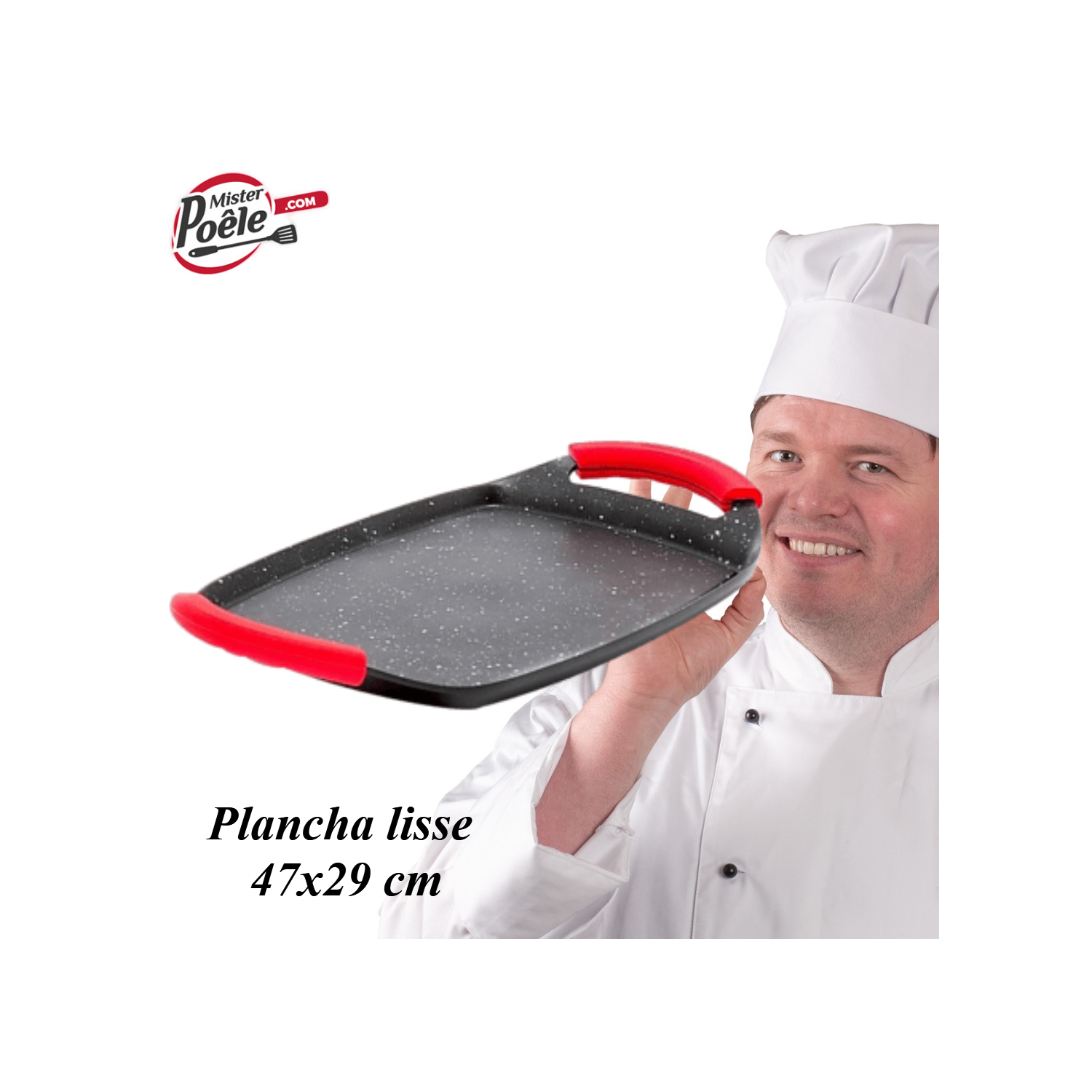 Plancha lisse 47x29cm Espace Cuisine Professionnel