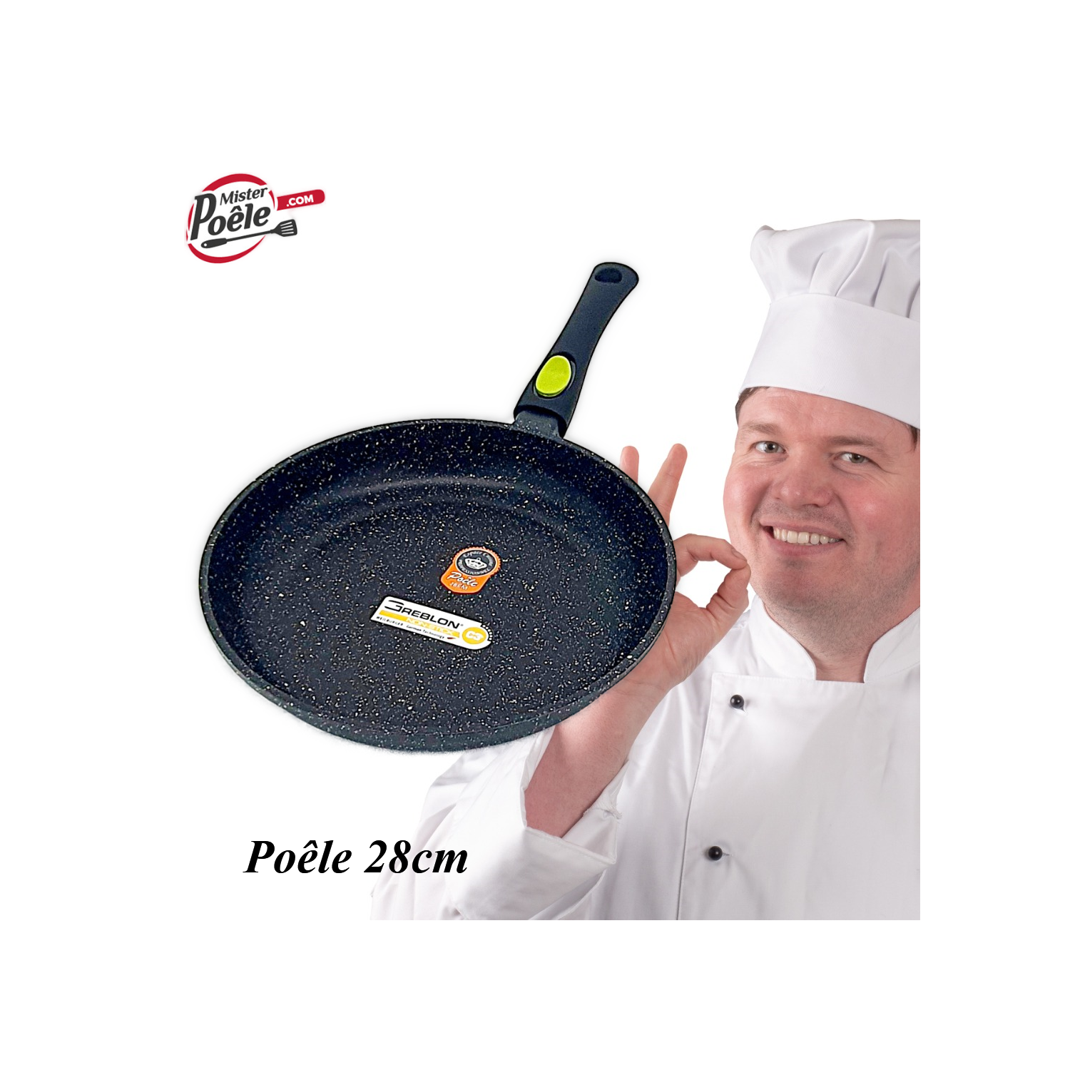 Photo poêle 28 cm Espace Cuisine Professionnel