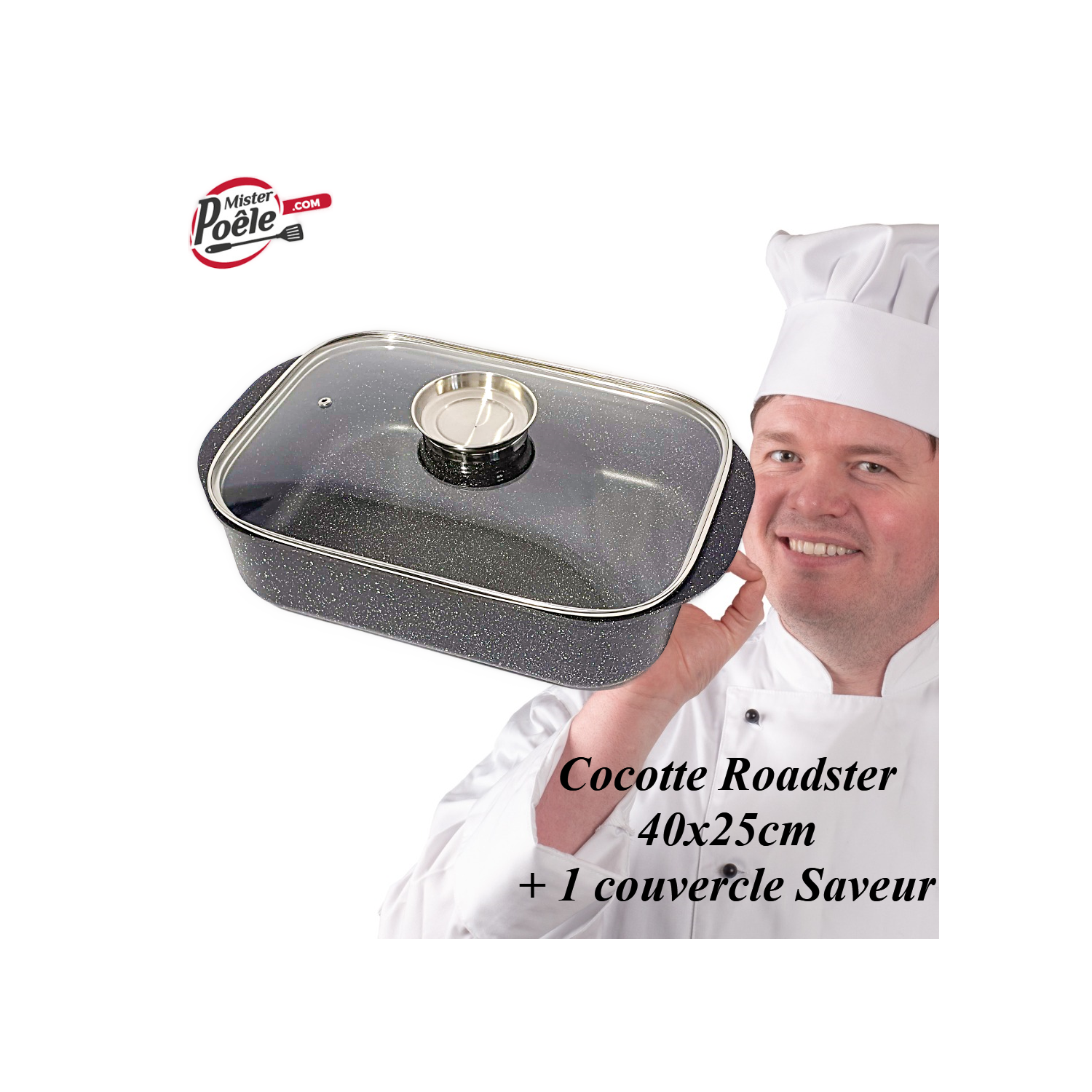 Cocotte Roaster Bouchon Saveur Espace Cuisine Professionnel