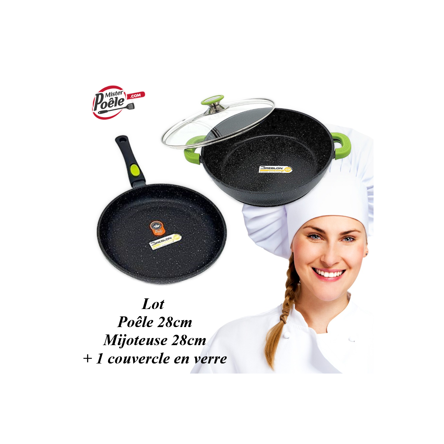 Mijoteuse 28cm / Poêle 28cm Espace Cuisine Professionnel