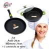 Mijoteuse 24cm / Poêle 28cm Espace Cuisine Professionnel