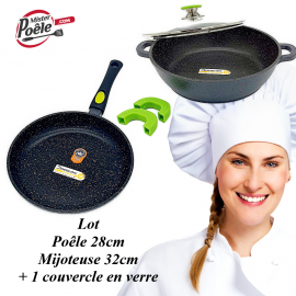 Mijoteuse 32cm Poêle 28cm Espace Cuisine Professionnel