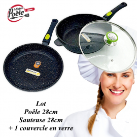 Sauteuse 28cm / Poêle 28cm Espace Cuisine Professionnel