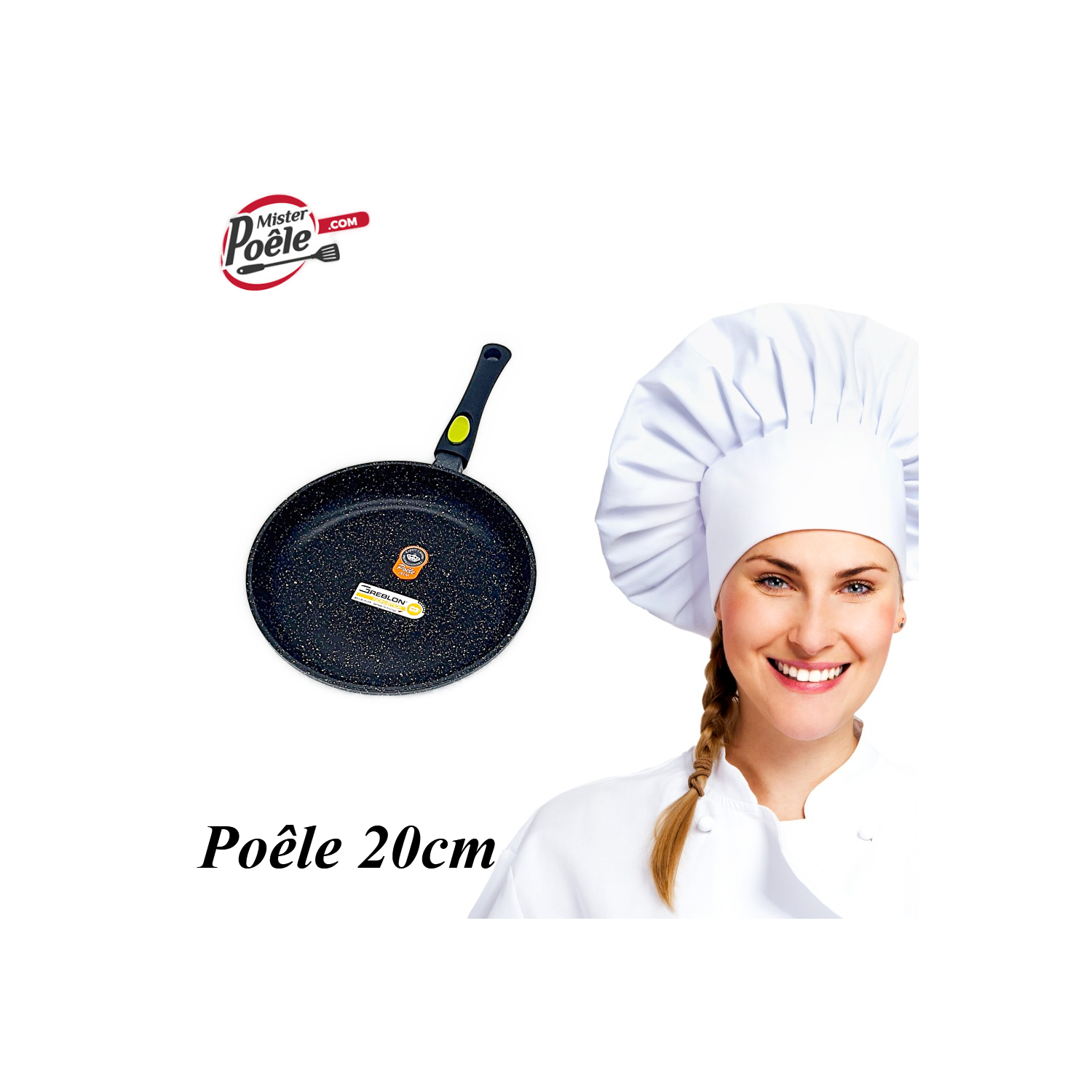 Poêle 20cm Espace Cuisine Professionnel