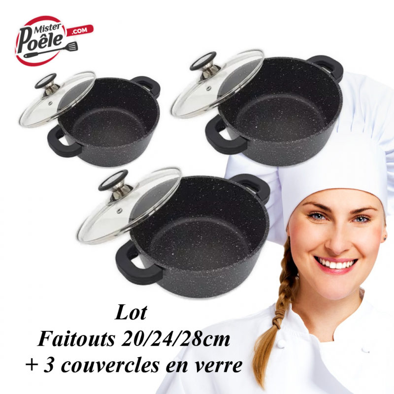 Faitout 28cm - 5 litres - Espace Cuisine Professionnel