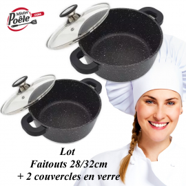 Lot: Faitouts 28/32cm Espace cuisine Professionnel