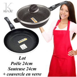 Poêle 24cm Sauteuse 24cm Klaus