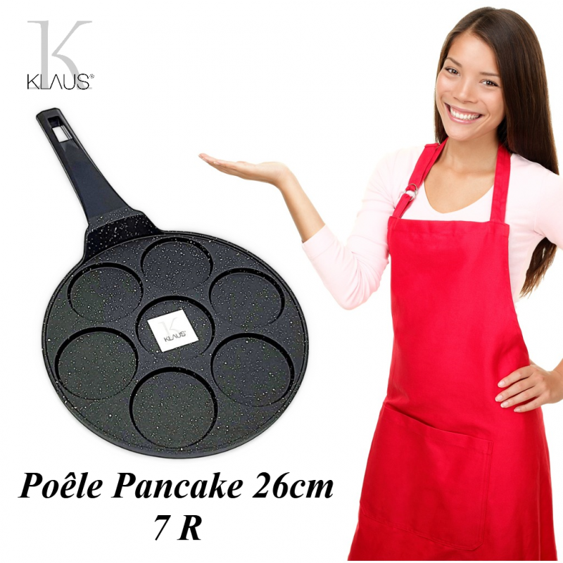 Poêle Pancake 7R manche fixe