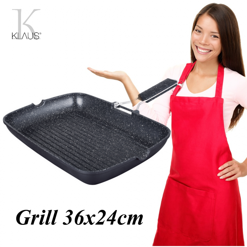 Poêle Grill KLAUS 36x24cm