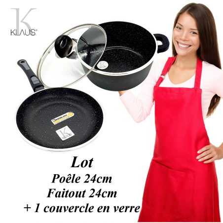 Poêle 24cm et Faitout 24 Klaus