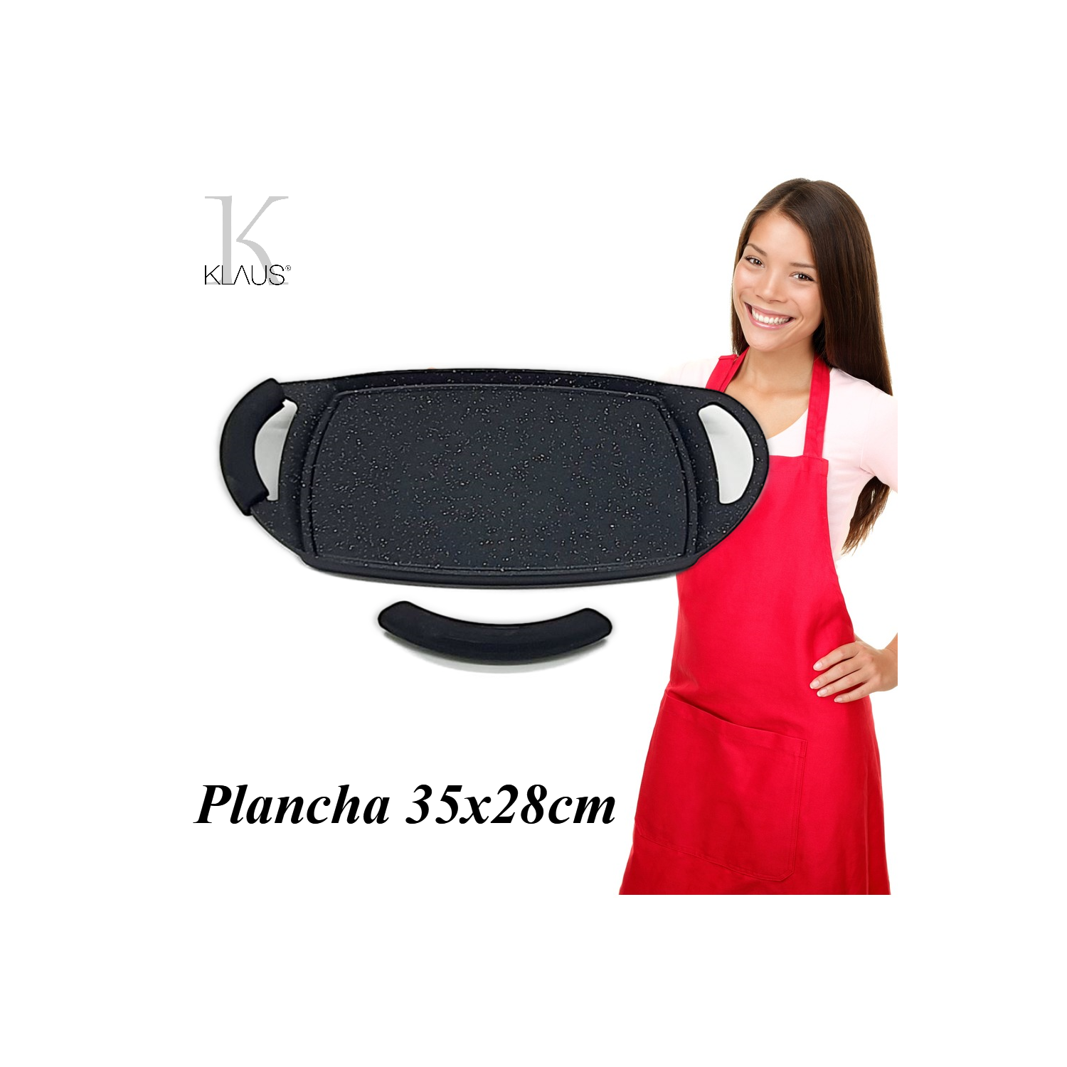 Plancha lisse 35 x 28cm Klaus