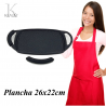 Plancha lisse 26 x 22cm Klaus