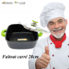 Faitout carré 28 cm Espace Cuisine Professionnel