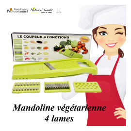 Mandoline végétarienne 4 grilles