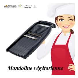 Mandoline végétarienne haute précision.