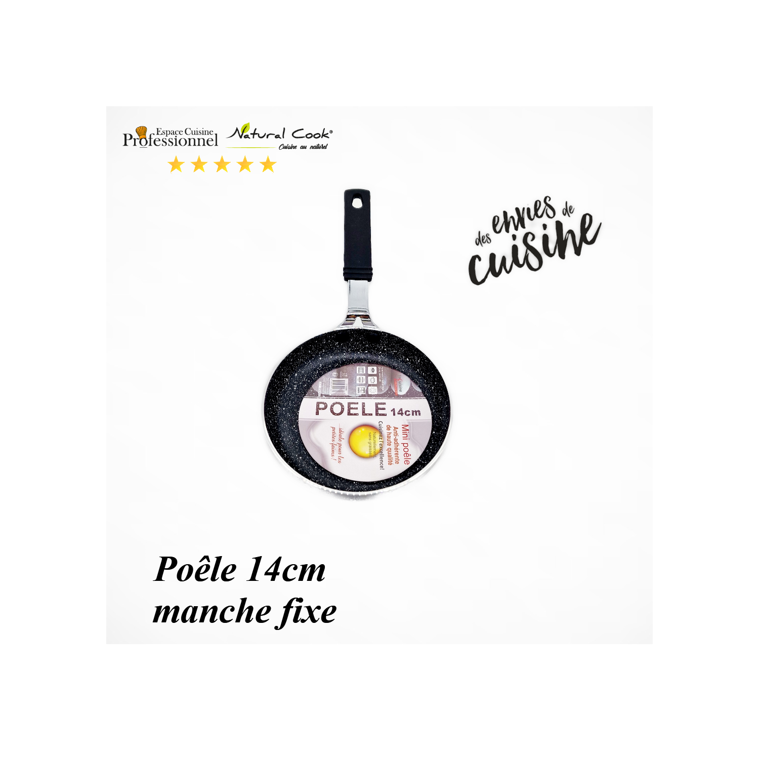 Poêle 14cm Espace Cuisine Professionnel