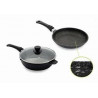 Sauteuse 24 et poêle 20 cm Natural Cook Professionnel