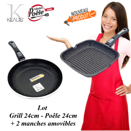 Grill 24cm - Poêle 24cm Klaus