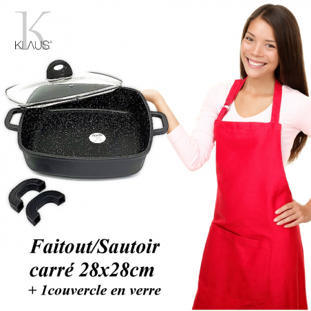 Sautoir carré 28cm Klaus