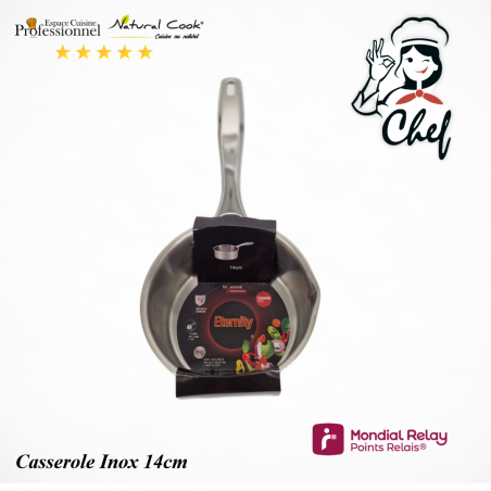 Casserole 14cm Inox professionnel ESP