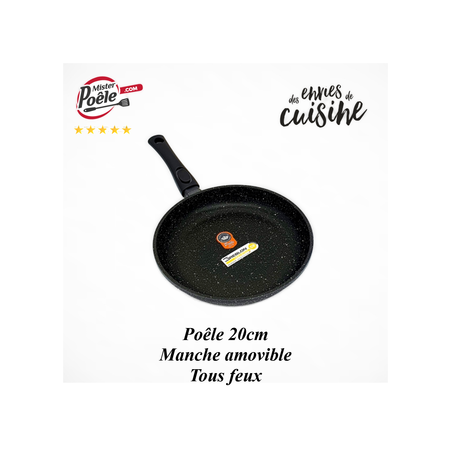 Poêle 20cm Natural Cook Espace Cuisine Professionnel