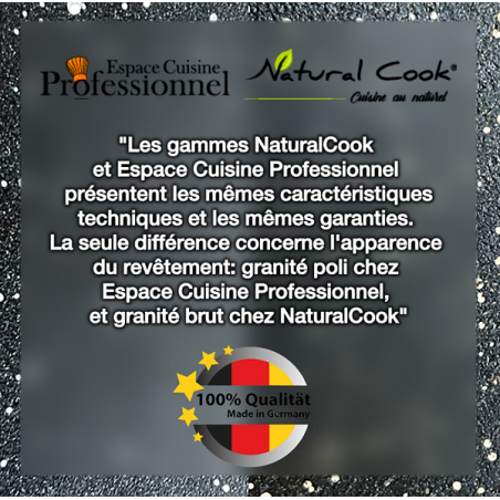 Lot Poêle/Faitout 28cm Natural Cook Professionnel Esp