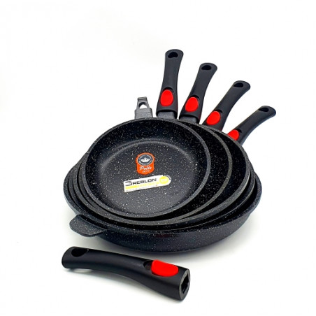Lot poêles 20/24/28/32cm Natural Cook Esp