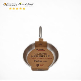 Poêle 24cm - Inox matériel Professionnel