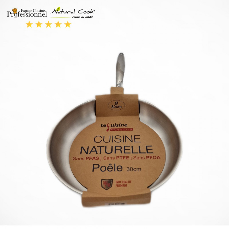 Poêle 30cm - Inox matériel Professionnel Poêle 30cm - Inox matériel Professionnel