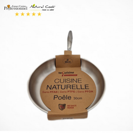 Poêle 30cm - Inox matériel Professionnel