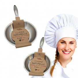 Poêle 14cm - 16cm Inox matériel Professionnel ESP
