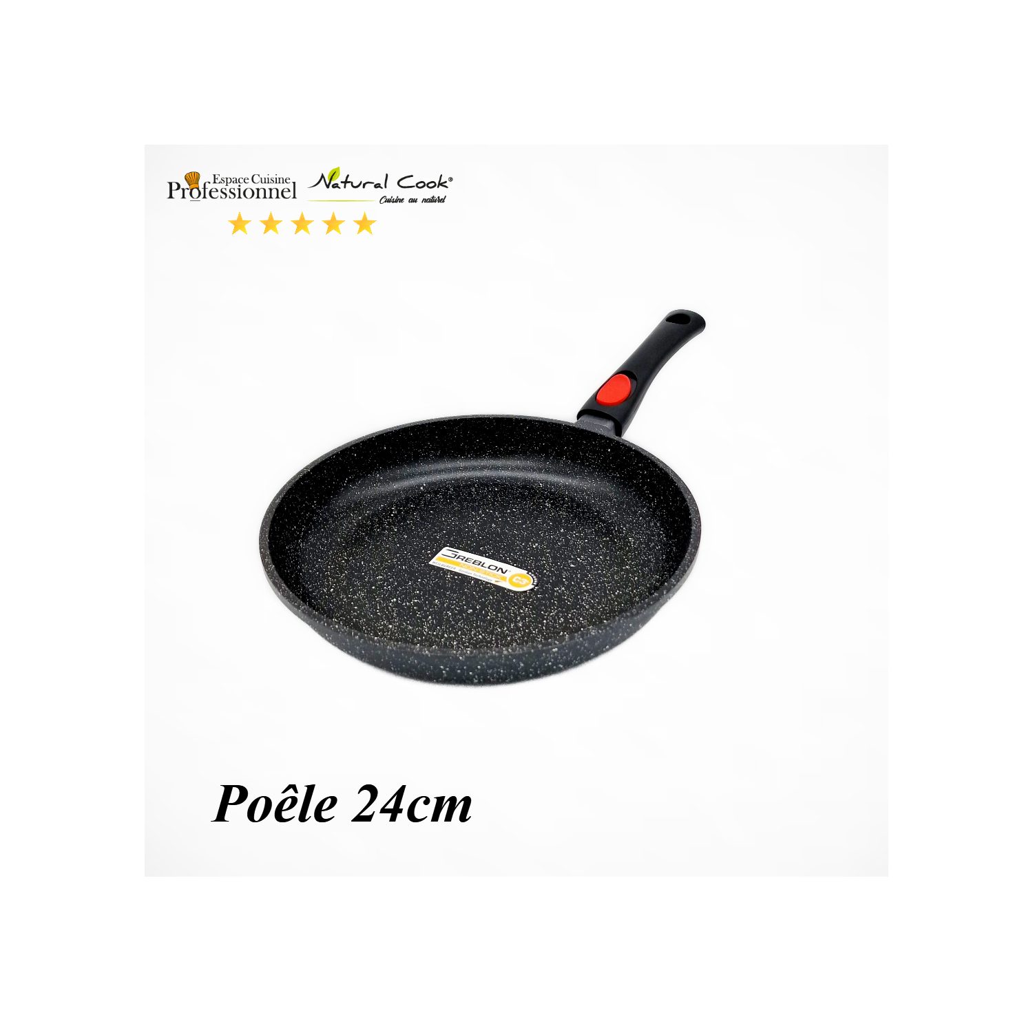 Poêle 24 cm Espace Cuisine Professionnel