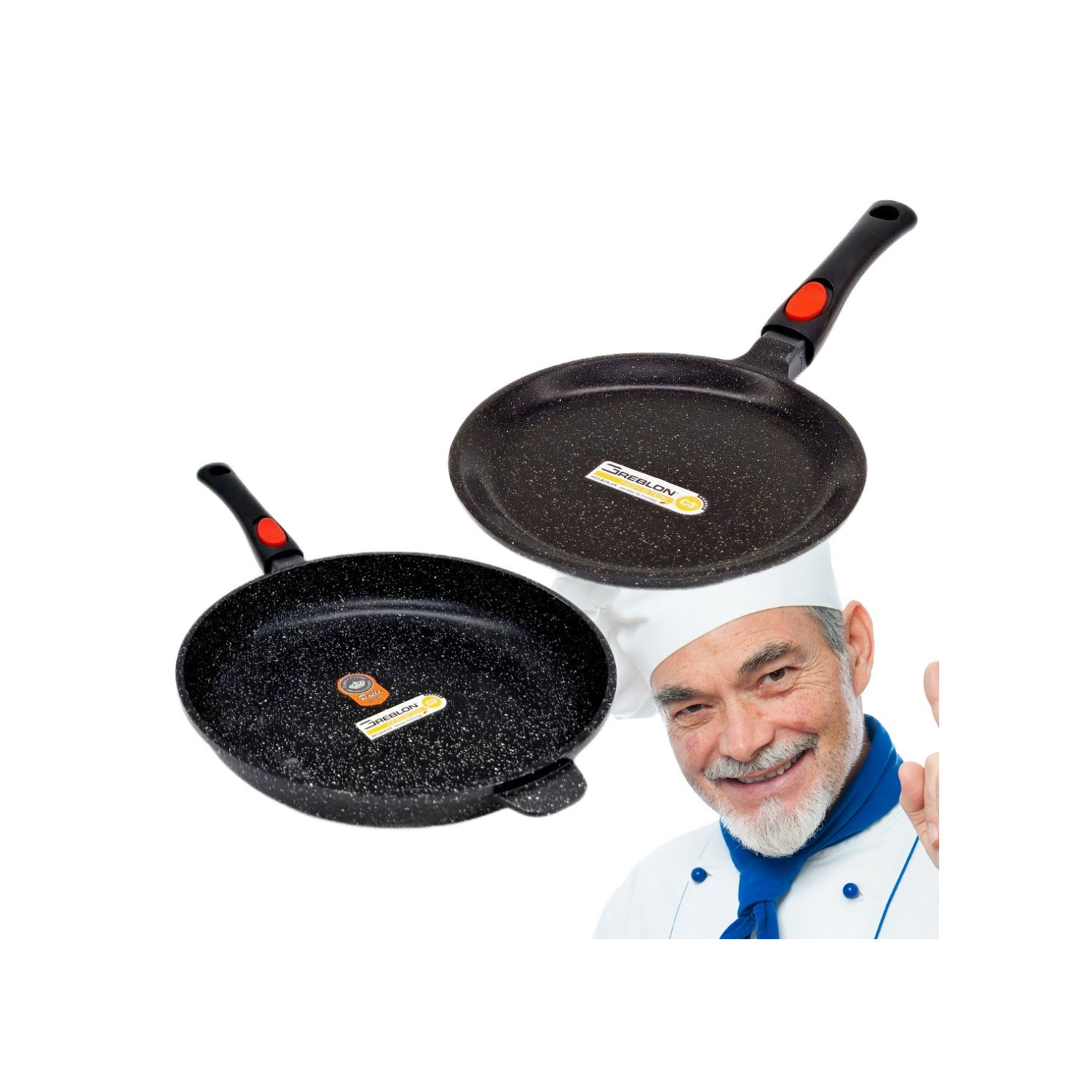 Poêle 32 cm - Crêpière 32cm  Espace Cuisine Professionnel