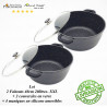 2 Faitouts 40cm - 19 l - Espace Cuisine Professionnel