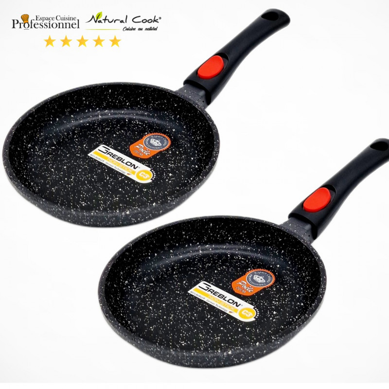 2 Poêles 20cm Espace Cuisine Professionnel