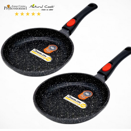 2 Poêles 20cm Espace Cuisine Professionnel